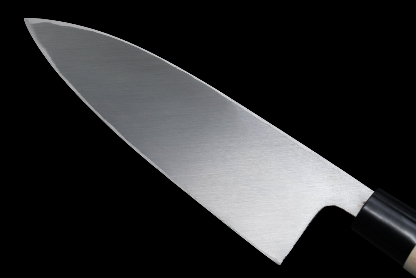 堺孝行 霞研 白三鋼(會銹) 出刃 18cm 朴木圓柄